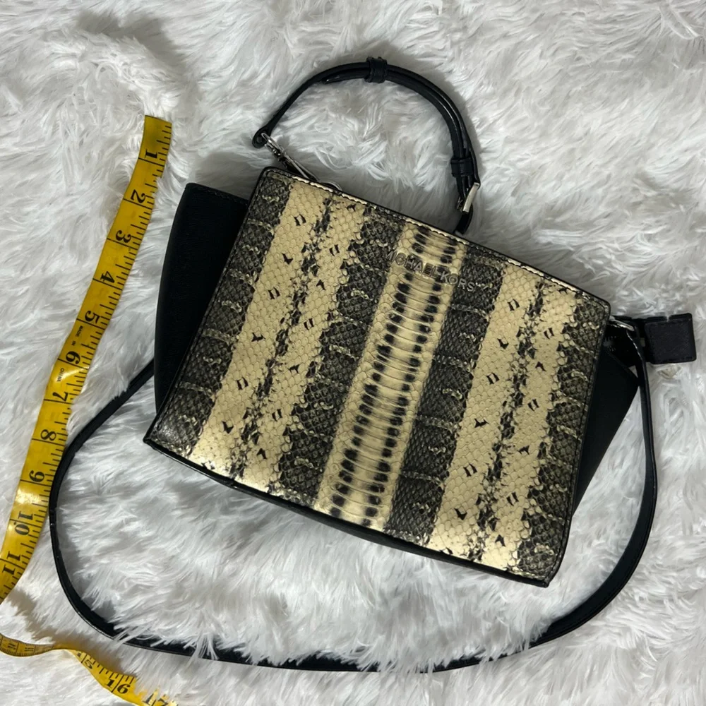 Michael Kors Selma Snakeskin Bag